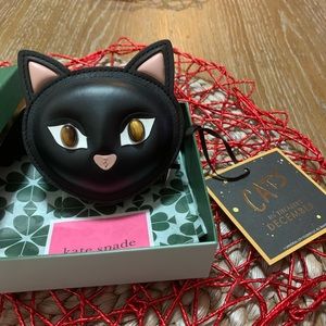 NWT Kate Spade cats coin purse